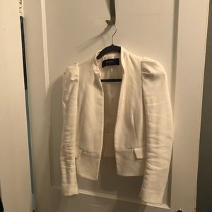 Zara White Blazer